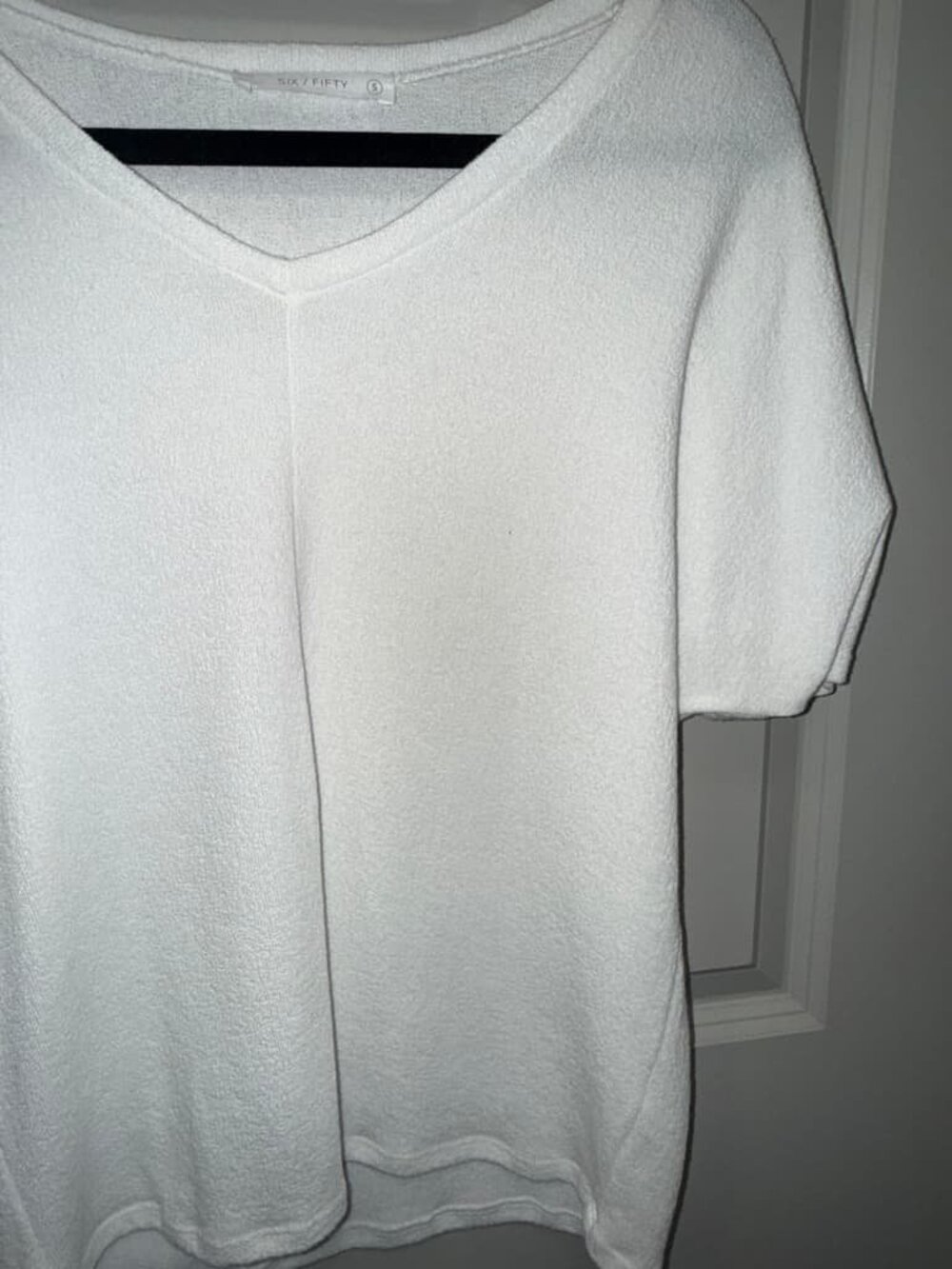 White Knit Top Small Size
